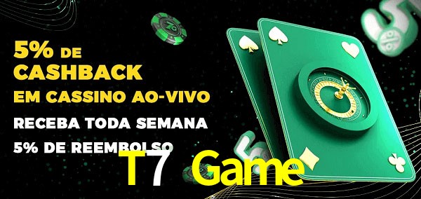 Promoções do cassino ao Vivo T7 Game